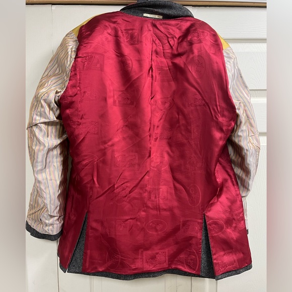 Magee Handwoven Doegal Tweed Wool Sports Coat Jacket Black - Picture 4 of 7